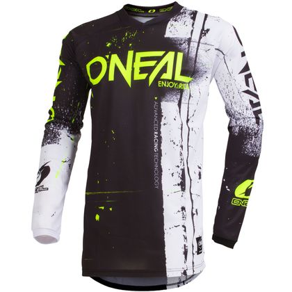Camiseta de motocross O'Neal ELEMENT YOUTH - SHRED - BLACK Ref : OL1132 