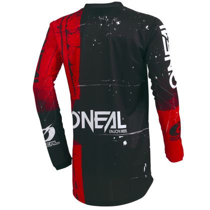 Camiseta de motocross O'Neal ELEMENT - SHRED - RED 2019