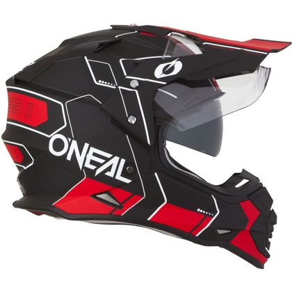Casco de motocross O'Neal SIERRA II - COMB - BLACK RED MATT