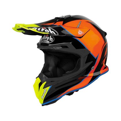 Casco de motocross Airoh TERMINATOR OPEN VISION - SLIDER - AZURE GLOSS 2020 Ref : AR0893 