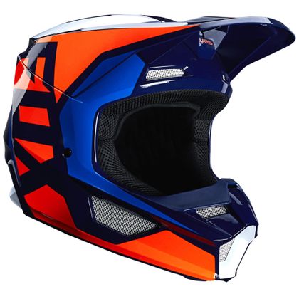 Casco de motocross Fox V1 - LOVL - ORANGE BLUE 2020 Ref : FX2791 