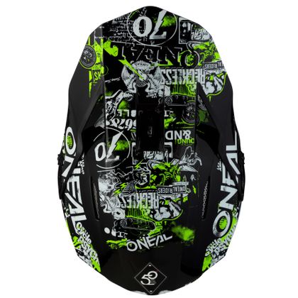 Casque cross O'Neal SERIES 3 - ATTACK 2.0 - BLACK NEON YELLOW GLOSSY 2022