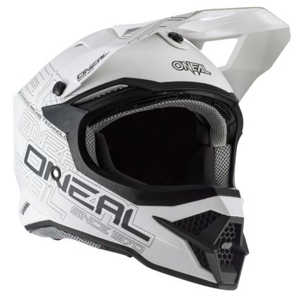 Casco de motocross O'Neal SERIES 3 - FLAT 2.0 - WHITE MATT 2020