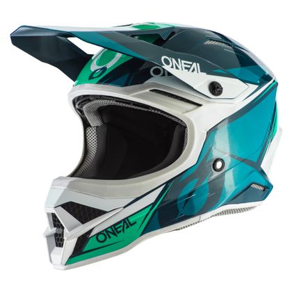 Casque cross O'Neal SERIES 3 - STARDUST - TEAL MINT GLOSSY 2020 Ref : OL1275 