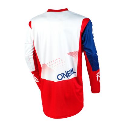Camiseta de motocross O'Neal ELEMENT YOUTH - FACTOR - WHITE BLUE RED