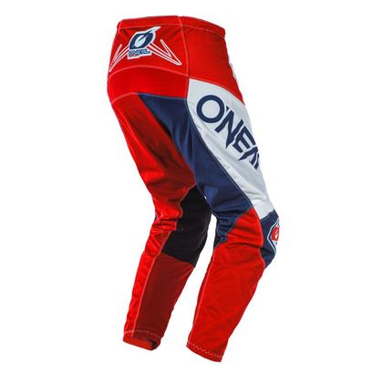 Pantalón de motocross O'Neal ELEMENT - FACTOR - WHITE BLUE RED 2021
