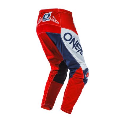 Pantalón de motocross O'Neal ELEMENT YOUTH - FACTOR - WHITE BLUE RED