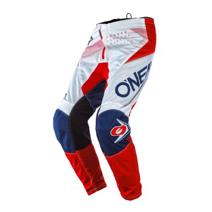 Pantalón de motocross O'Neal ELEMENT YOUTH - FACTOR - WHITE BLUE RED Ref : OL1423 