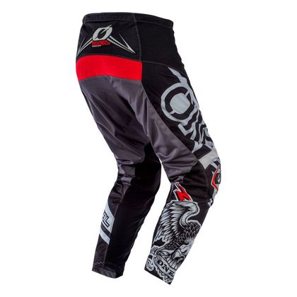Pantalón de motocross O'Neal ELEMENT - WARHAWK - BLACK GRAY 2021