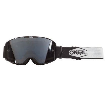 Gafas de motocross O'Neal B-20 - PLAIN - BLACK WHITE - CLEAR 2020