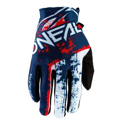 Guantes de motocross O'Neal MATRIX - IMPACT - BLUE RED 2020 Ref : OL1366 