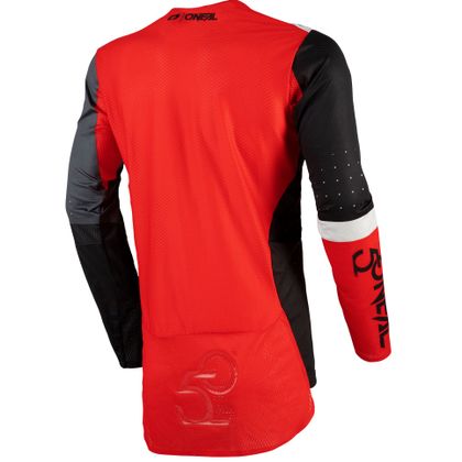 Camiseta de motocross O'Neal PRODIGY - FIVE ZERO - BLACK NEON RED 2020 - Negro / Rojo