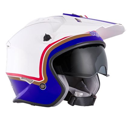Casque O'Neal VOLT - ROTHMANS - WHITE PURPLE RED GLOSSY