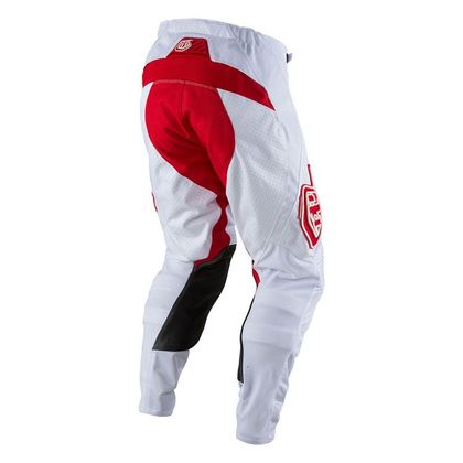Pantalón de motocross TroyLee design SE AIR STARBURST WHITE/RED  2017
