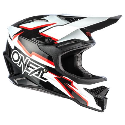 Casco de motocross O'Neal SERIES 3 - VOLTAGE - BLACK WHITE GLOSSY 2023