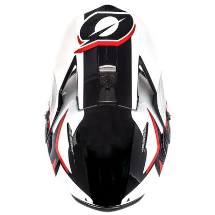 Casque cross O'Neal 3 SRS - VOLTAGE - BLACK WHITE GLOSSY 2023