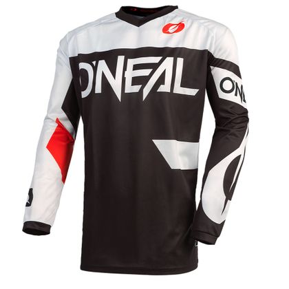 Camiseta de motocross O'Neal ELEMENT - RACEWEAR - BLACK WHITE 2021 Ref : OL1557 