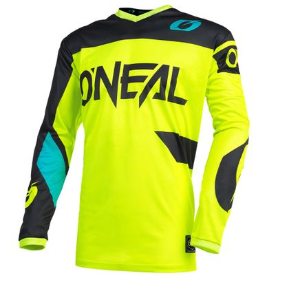Camiseta de motocross O'Neal ELEMENT - RACEWEAR - NEON YELLOW BLACK 2021 Ref : OL1561 