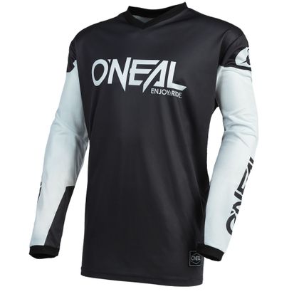 Camiseta de motocross O'Neal ELEMENT - THREAT - BLACK WHITE 2023 - Negro / Blanco Ref : OL1569 