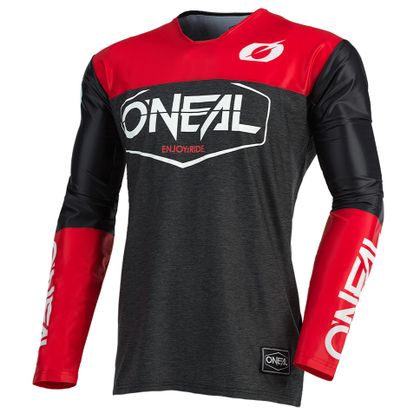 Camiseta de motocross O'Neal MAYHEM - HEXX - BLACK RED 2023 - Negro / Rojo Ref : OL1545 