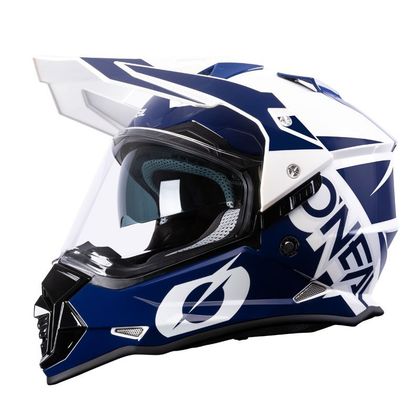 Casco de motocross O'Neal SIERRA II - R - BLUE WHITE Ref : OL1519 