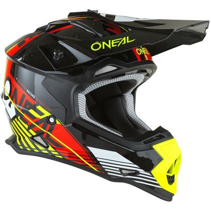 Casque cross O'Neal 2SRS - RUSH V.22 - RED NEON YELLOW 2022