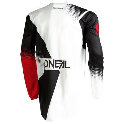 Maglia da cross O'Neal ELEMENT - RACEWEAR V.22 - BLACK WHITE RED 2023 - Nero / Bianco