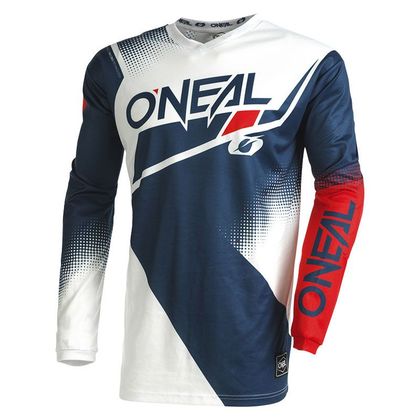 Camiseta de motocross O'Neal ELEMENT - RACEWEAR V.22 - BLUE WHITE RED 2023 - Azul / Blanco Ref : OL1748 