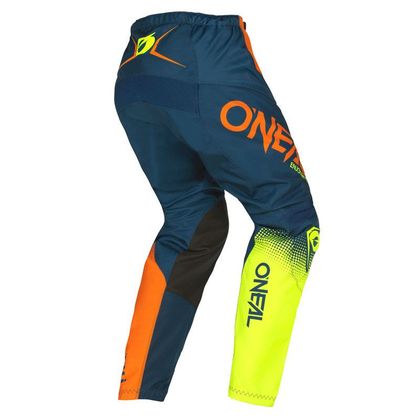 Pantalón de motocross O'Neal RACEWEAR V.22 - BLUE ORANGE NEON YELLOW 2023 - Azul / Naranja