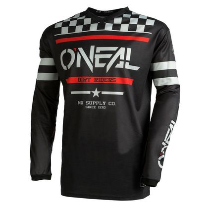 Maillot cross O'Neal ELEMENT YOUTH - SQUADRON V.22 - BLACK GRAY - Noir / Gris Ref : OL1766 
