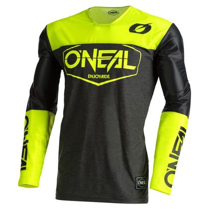 Camiseta de motocross O'Neal MAYHEM - HEXX V.22 - BLACK YELLOW 2023 - Negro / Amarillo Ref : OL1825 
