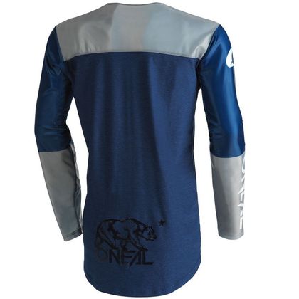 Camiseta de motocross O'Neal MAYHEM - HEXX V.22 - BLUE GRAY 2023 - Azul / Gris
