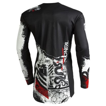 Maillot cross O'Neal MAYHEM - SCARZ V.22 - BLACK WHITE RED 2023