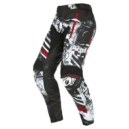 Pantalon cross O'Neal MAYHEM - SCARZ V.22 - BLACK WHITE RED 2023 Ref : OL1828 