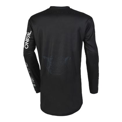 Camiseta de motocross O'Neal ELEMENT - ATTACK V 23 2023 - Negro / Blanco