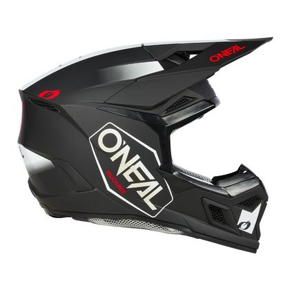 Casco de motocross O'Neal 3SRS - HEXX V24 2024 - Negro / Rojo
