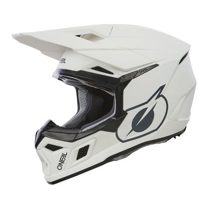 Casque cross O'Neal 3SRS - SOLID V24 2024 - Blanc