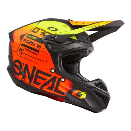 Casque cross O'Neal 5SRS POLYACRILYTE - SCARZ V24 2024 - Noir / Rouge Ref : OL1953 