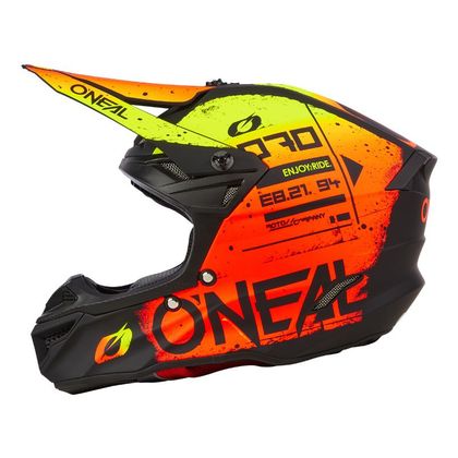 Casque cross O'Neal 5SRS POLYACRILYTE - SCARZ V24 2024 - Noir / Rouge