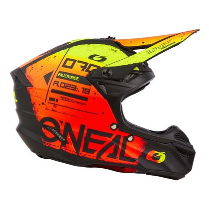 Casque cross O'Neal 5SRS POLYACRILYTE - SCARZ V24 2024 - Noir / Rouge