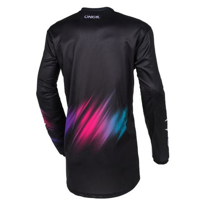 Camiseta de motocross O'Neal ELEMENT WOMEN - VOLTAGE V24 2023 - Negro / Multicolor