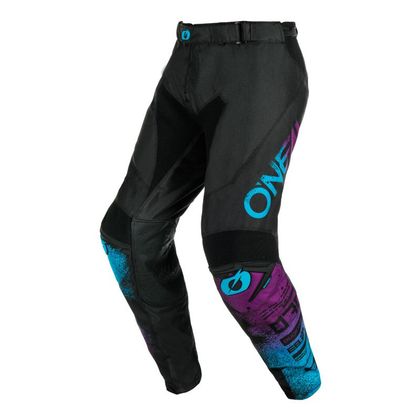 Pantalón de motocross O'Neal MAYHEM - SCARZ V24 2024 - Negro / Azul Ref : OL1983 