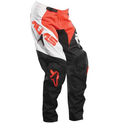 Pantalon cross Alias A2 PANT - NEON RED/WHITE 