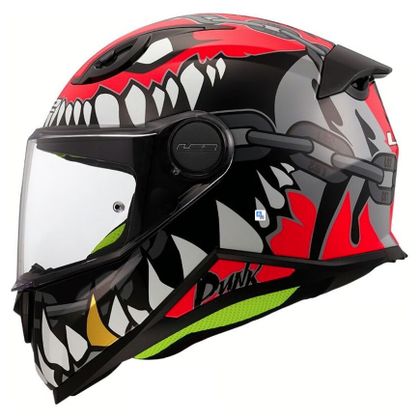 LS2 FF812 - KID PUNK Helm - Grijs / Rood