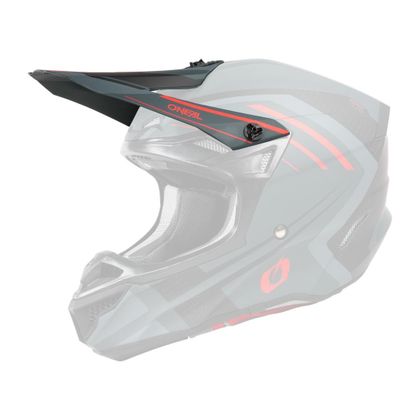 O'Neal 5SRS SPIKE TT Vizier - Grijs / Rood