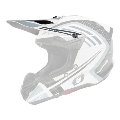 O'Neal 5SRS SPIKE TT Vizier - Zwart / Wit