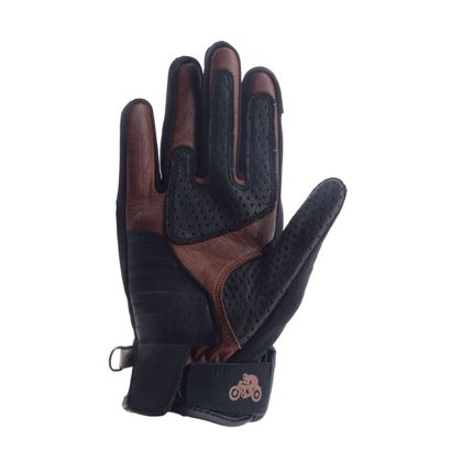 Helstons SEXY LADY Handschuhe - Schwarz / Braun