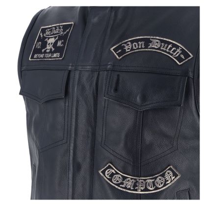 Gilet moto Helstons VON DUTCH APACHE - Noir