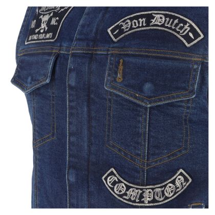 Helstons VON DUTCH APACHE Motorbike waistcoat - Blue