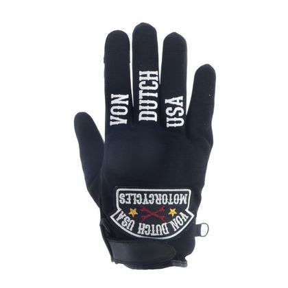 Helstons VON DUTCH KEY Gloves - Black / White Ref : VDH0268 